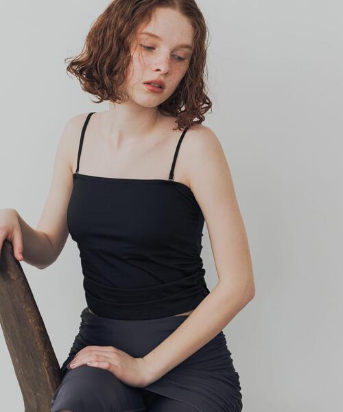 URBAN RESEARCH(アーバンリサーチ)の「『UVカット』Swim URBAN RESEARCH スイム サイドギャザーブラトップ(水着・レディース・ブラウン/ブラック・M/L/S/M)」の10枚目の写真