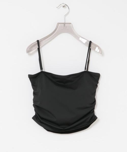 URBAN RESEARCH(アーバンリサーチ)の「『UVカット』Swim URBAN RESEARCH スイム サイドギャザーブラトップ(水着・レディース・ブラウン/ブラック・M/L/S/M)」の14枚目の写真