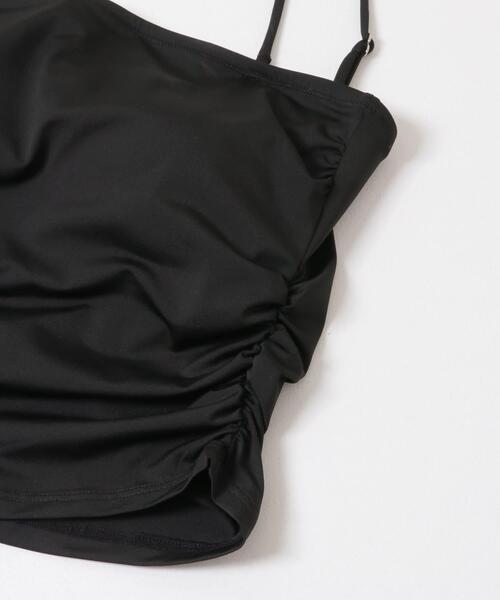 URBAN RESEARCH(アーバンリサーチ)の「『UVカット』Swim URBAN RESEARCH スイム サイドギャザーブラトップ(水着・レディース・ブラウン/ブラック・M/L/S/M)」の15枚目の写真