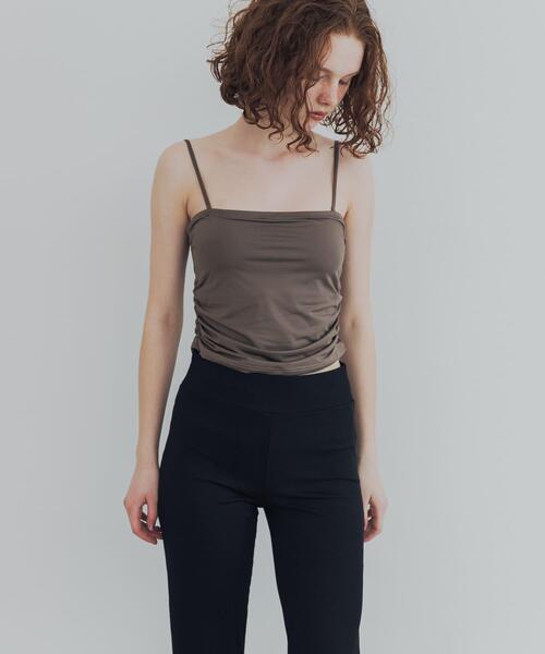 URBAN RESEARCH(アーバンリサーチ)の「『UVカット』Swim URBAN RESEARCH スイム サイドギャザーブラトップ(水着・レディース・ブラウン/ブラック・M/L/S/M)」の20枚目の写真