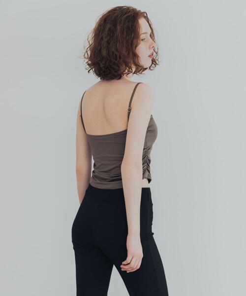 URBAN RESEARCH(アーバンリサーチ)の「『UVカット』Swim URBAN RESEARCH スイム サイドギャザーブラトップ(水着・レディース・ブラウン/ブラック・M/L/S/M)」の21枚目の写真