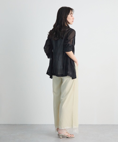 STELLA FISH(ステラフィッシュ)の「裾レースパンツ(その他パンツ・レディース・ブラック/アイボリー/ブラウン・MEDIUM/SMALL)」の14枚目の写真