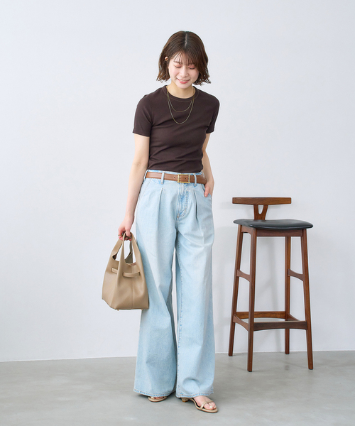 LE TALON（ルタロン）の「LETALON 2way soft cube bag（ショルダーバッグ・レディース・ブラック/ベージュ・FREE）」の10枚目の写真