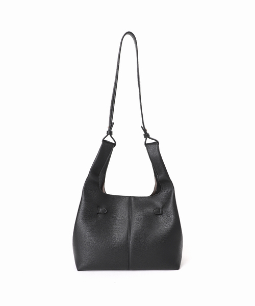 LE TALON（ルタロン）の「LETALON 2way soft cube bag（ショルダーバッグ・レディース・ブラック/ベージュ・FREE）」の18枚目の写真