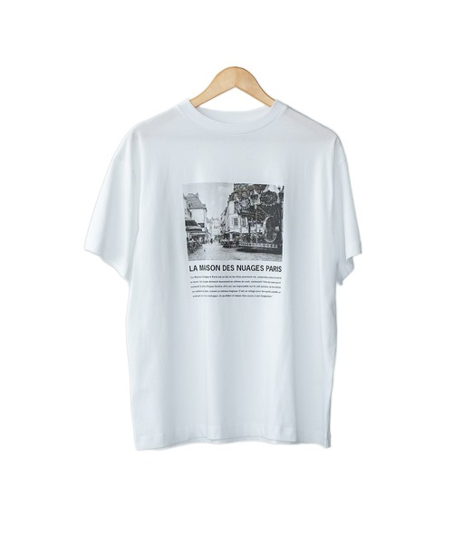 mili an deni（ミリアンデニ）の「半袖シティスケープフォトプリントTシャツ（Tシャツ/カットソー・レディース・オフホワイト/チャコールグレー/ブラック・M/L）」の20枚目の写真