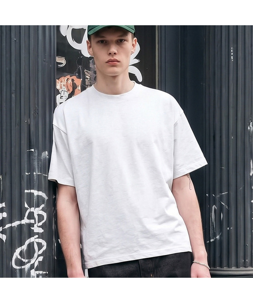 DWSE(ディーダブリューエスイー)の「エッセンシャルクロップ半袖Tシャツ_5カラー(Tシャツ/カットソー・メンズ・チャコール/ホワイト/ライトグレー/ブラック/アッシュグレー・SMALL/MEDIUM/LARGE/X-LARGE)」の4枚目の写真