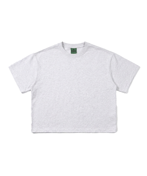 DWSE(ディーダブリューエスイー)の「エッセンシャルクロップ半袖Tシャツ_5カラー(Tシャツ/カットソー・メンズ・チャコール/ホワイト/ライトグレー/ブラック/アッシュグレー・SMALL/MEDIUM/LARGE/X-LARGE)」の17枚目の写真