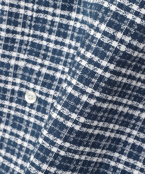 Carhartt WIP(カーハートダブリューアイピー)の「CARHARTT WIP / カーハート ダブリューアイピー S/S KANDER SHIRT(シャツ/ブラウス・メンズ・ブルー/オレンジ・LARGE/MEDIUM)」の5枚目の写真