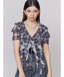 EMODA | ラッフルカットアウトトップ(Tシャツ/カットソー)
