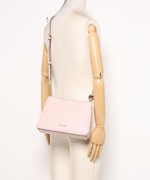 MICHAEL KORS(マイケルコース)の「SM TRPL CPTMT XBODY(ショルダーバッグ・レディース・ピンク系・FREE)」の5枚目の写真