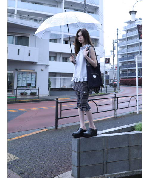 UGLY SHADOW（アグリーシャドウ）の「FRILL CAPRI SKIRT PANTS(ST NAVY)（その他パンツ・レディース・その他・FREE）」の3枚目の写真