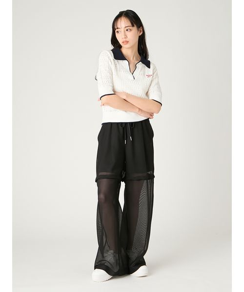 FRAY I.D(フレイアイディー)の「【Reebok】3wayシアーメッシュラインパンツ(その他パンツ・レディース・ブラック/ブラウン・0/1)」の14枚目の写真
