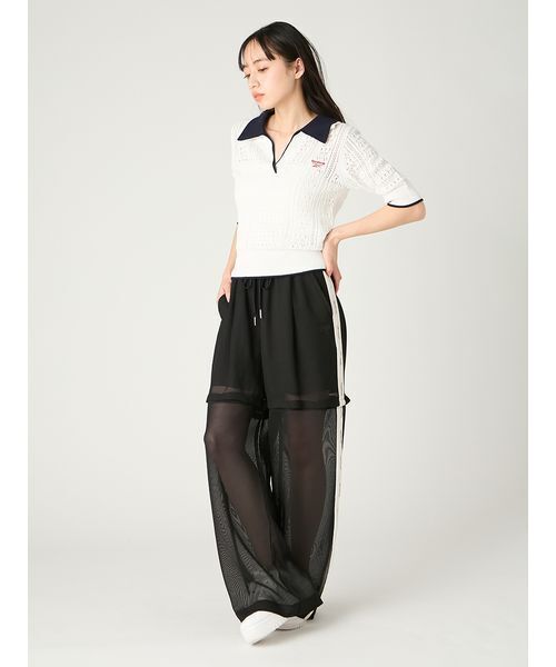 FRAY I.D(フレイアイディー)の「【Reebok】3wayシアーメッシュラインパンツ(その他パンツ・レディース・ブラック/ブラウン・0/1)」の15枚目の写真