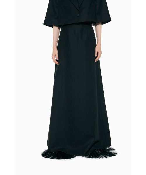 ENFOLD(エンフォルド)の「FLARE LONG-SKIRT(スカート・レディース・ブラック・36/38)」の3枚目の写真
