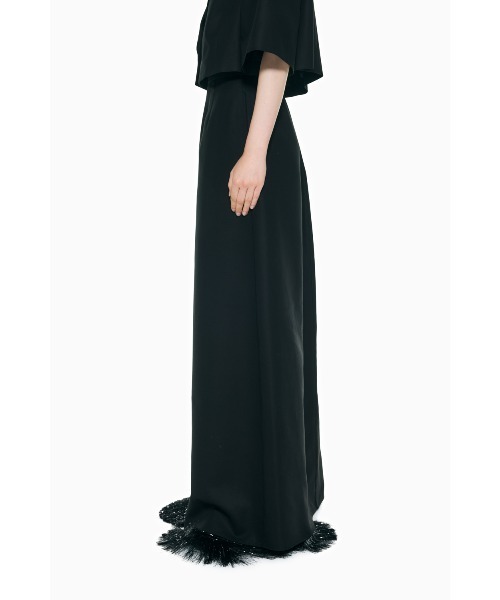 ENFOLD(エンフォルド)の「FLARE LONG-SKIRT(スカート・レディース・ブラック・36/38)」の6枚目の写真