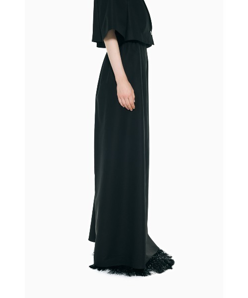 ENFOLD(エンフォルド)の「FLARE LONG-SKIRT(スカート・レディース・ブラック・36/38)」の8枚目の写真