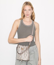 TORY BURCH | Tモノグラム コーテッドジャガード バケットバッグ(ショルダーバッグ)