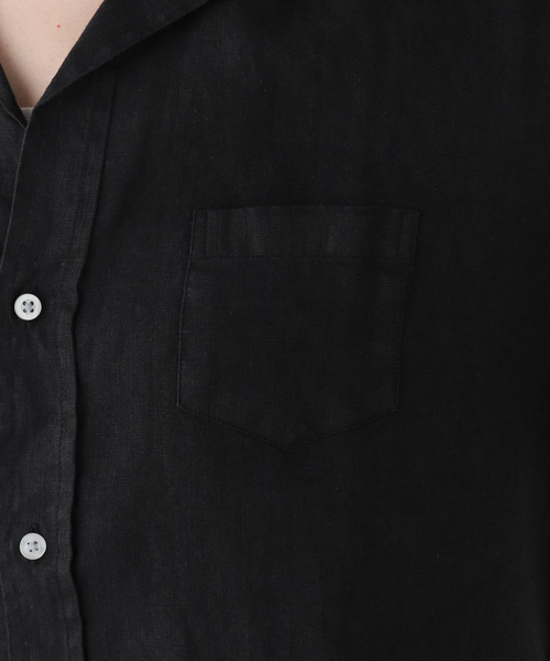 Frank&Eileen(フランクアンドアイリーン)の「Frank&Eileen/フランク&アイリーン WASHED LINEN シャツ(シャツ/ブラウス・レディース・ブラック・X-SMALL)」の11枚目の写真