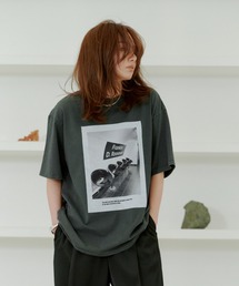ヴィンテージライクプリントTシャツ