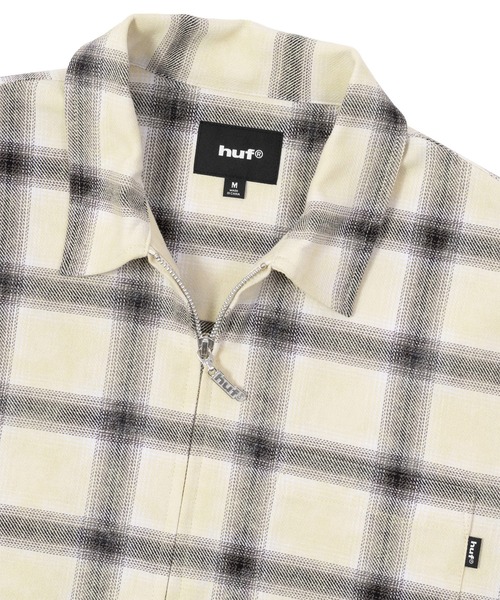 HUF(ハフ)の「MISTY PLAID SHIRT(シャツ/ブラウス・メンズ・ネイビー/ベージュ・M/S/XL/L)」の7枚目の写真