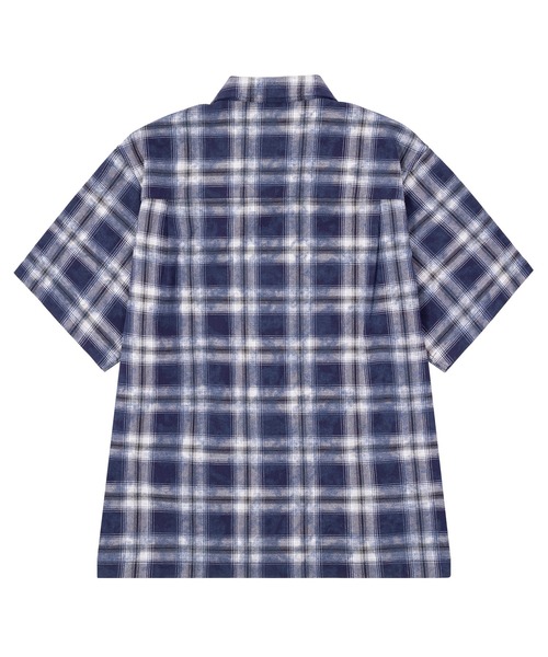 HUF(ハフ)の「MISTY PLAID SHIRT(シャツ/ブラウス・メンズ・ネイビー/ベージュ・M/S/XL/L)」の11枚目の写真