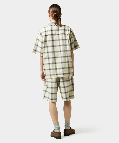 HUF(ハフ)の「MISTY PLAID SHIRT(シャツ/ブラウス・メンズ・ネイビー/ベージュ・M/S/XL/L)」の16枚目の写真