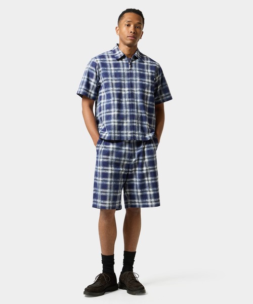 HUF(ハフ)の「MISTY PLAID SHIRT(シャツ/ブラウス・メンズ・ネイビー/ベージュ・M/S/XL/L)」の17枚目の写真