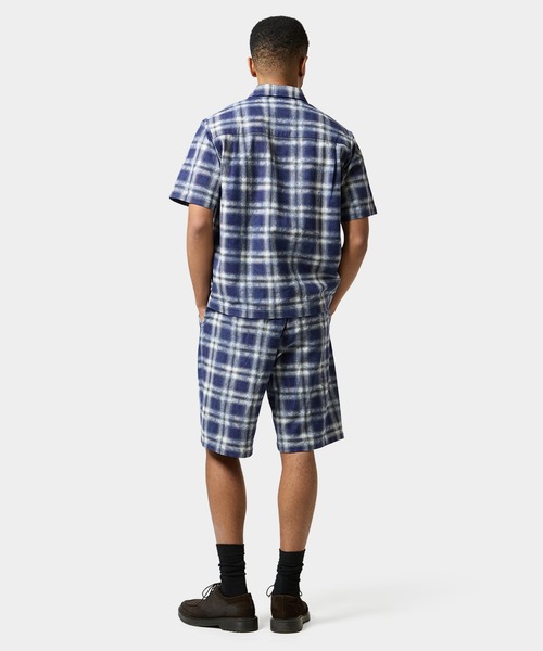 HUF(ハフ)の「MISTY PLAID SHIRT(シャツ/ブラウス・メンズ・ネイビー/ベージュ・M/S/XL/L)」の19枚目の写真