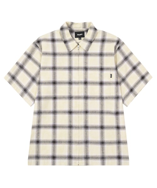 HUF(ハフ)の「MISTY PLAID SHIRT(シャツ/ブラウス・メンズ・ネイビー/ベージュ・M/S/XL/L)」の5枚目の写真