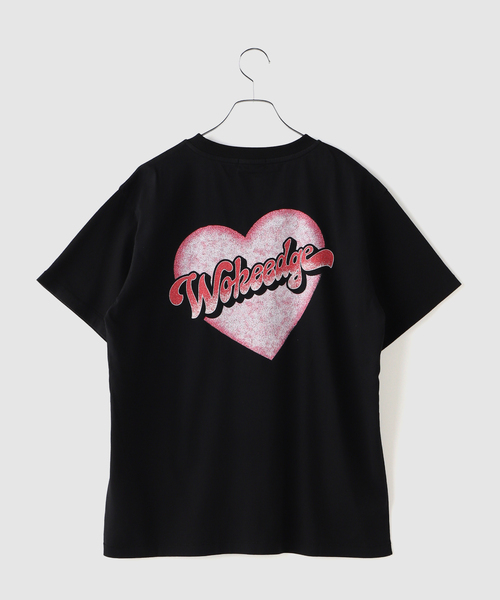 WOKE EDGE(ウォークエッジ)の「WOKE EDGE / ウォークエッジ Blonde Heart Tee(Tシャツ/カットソー・メンズ・カーキ/ブラック・LARGE/MEDIUM)」の7枚目の写真