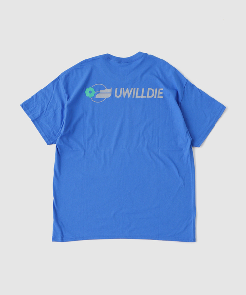 WISM(ウィズム)の「UWILLDIE / ユーウィルダイ HARDCORE(Tシャツ/カットソー・メンズ・ブルー・LARGE/MEDIUM)」の2枚目の写真