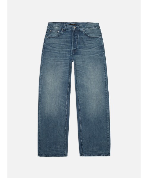 Nudie Jeans(ヌーディージーンズ)の「<Nudie Jeans>ヌーディージーンズ Loud Larry 115141 / ワイドストレートフィットジーンズ / Blue Painter / レングス32(デニムパンツ・メンズ・ライトインディゴブルー・30inch/33inch/32inch/31inch/34inch)」の1枚目の写真