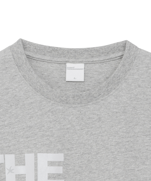 THECOLDESTMOMENT(ザコールデストモーメント)の「TCM logo type T (melange grey)(Tシャツ/カットソー・レディース・その他・SMALL/MEDIUM/LARGE)」の4枚目の写真