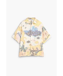 Desigual | 和柄 総刺繍 オープンカラー 半袖シャツ【2026秋冬新作】(シャツ/ブラウス)