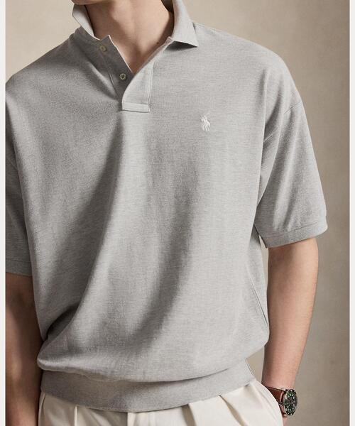 POLO RALPH LAUREN（ポロ ラルフ ローレン）の「リラックス フィット メッシュ ポロシャツ（ポロシャツ・メンズ・グレー系・L/M/S/XS）」の5枚目の写真