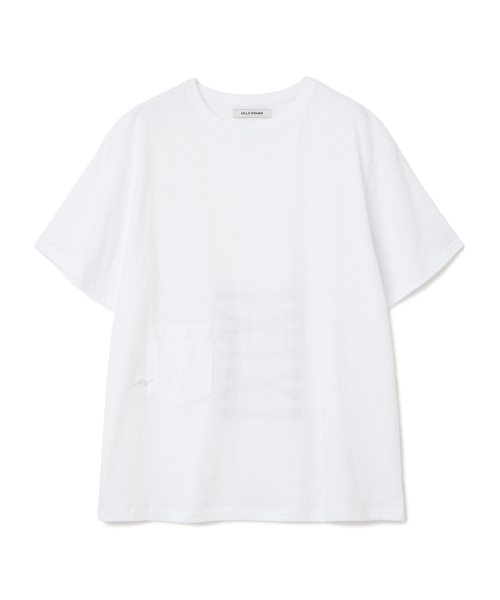 MILLO WOMEN（ミロウーマン）の「レースアップアーカイブTシャツ[ホワイト]（Tシャツ/カットソー・レディース・その他・ONE SIZE）」の2枚目の写真