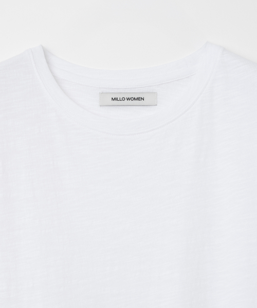 MILLO WOMEN（ミロウーマン）の「レースアップアーカイブTシャツ[ホワイト]（Tシャツ/カットソー・レディース・その他・ONE SIZE）」の4枚目の写真