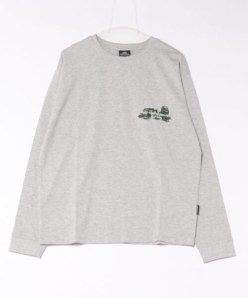 KRIFF MAYER(クリフメイヤー)の「外遊びプリントロンT(釣り)(Tシャツ/カットソー・メンズ・オフホワイト/オリーブ/ブルー/ブラック/グレー・X-LARGE/LARGE/MEDIUM)」の3枚目の写真