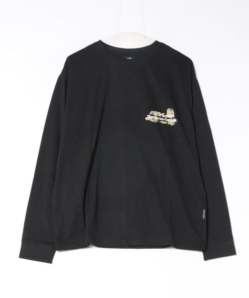 KRIFF MAYER(クリフメイヤー)の「外遊びプリントロンT(釣り)(Tシャツ/カットソー・メンズ・オフホワイト/オリーブ/ブルー/ブラック/グレー・X-LARGE/LARGE/MEDIUM)」の2枚目の写真