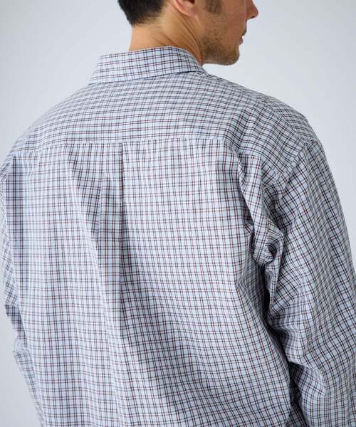 EDIFICE（エディフィス）の「Convertible Collar シャツ（シャツ/ブラウス・メンズ・グレー/サックスブルー/ブラック・MEDIUM/LARGE）」の13枚目の写真