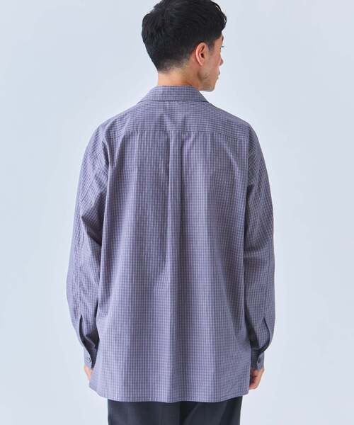 EDIFICE（エディフィス）の「Convertible Collar シャツ（シャツ/ブラウス・メンズ・グレー/サックスブルー/ブラック・MEDIUM/LARGE）」の19枚目の写真