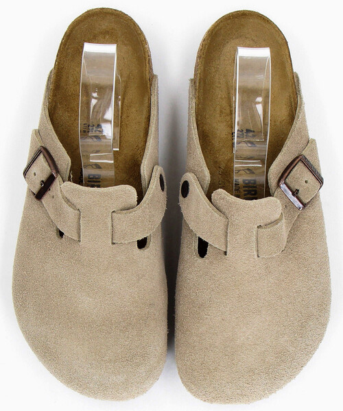 BIRKENSTOCK（ビルケンシュトック）の「BIRKENSTOCK/ビルケンシュトック Boston / ボストン - スエードレザー [EUサイズ 38~42]（サンダル・メンズ・ベージュ・42/41/40/39/38）」の2枚目の写真