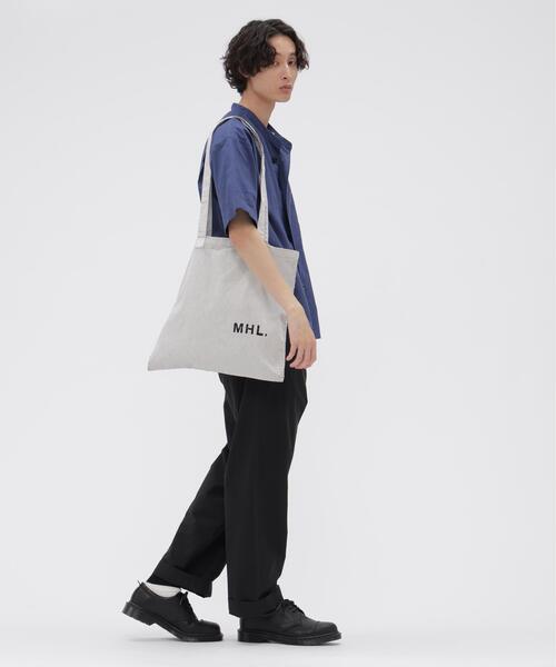 MHL.(エムエイチエル)の「CARBON DYED COTTON TWILL(トートバッグ・レディース・グレー・FREE)」の5枚目の写真