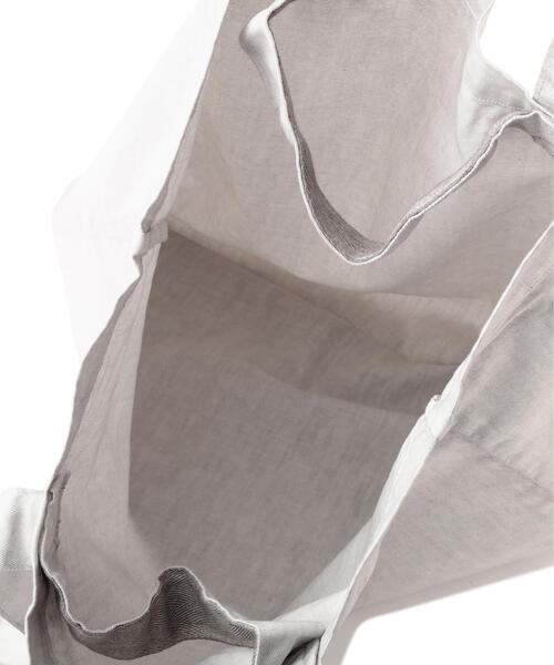 MHL.(エムエイチエル)の「CARBON DYED COTTON TWILL(トートバッグ・レディース・グレー・FREE)」の8枚目の写真
