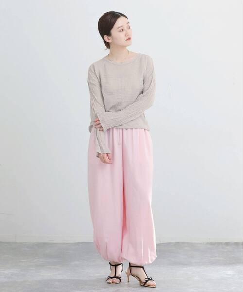 LES ATELIERS FRANCAIS DE CONFECTION(レアトリエフランセデコンフェクション)の「《追加》LES ATELIERS FRANCAIS DE CONFECTION T Manches Longues PE26TSMLGDC(シャツ/ブラウス・レディース・グレー/アイボリー・FREE)」の10枚目の写真