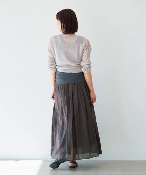 LES ATELIERS FRANCAIS DE CONFECTION(レアトリエフランセデコンフェクション)の「《追加》LES ATELIERS FRANCAIS DE CONFECTION T Manches Longues PE26TSMLGDC(シャツ/ブラウス・レディース・グレー/アイボリー・FREE)」の18枚目の写真