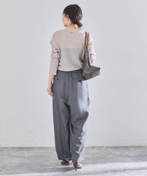 LES ATELIERS FRANCAIS DE CONFECTION(レアトリエフランセデコンフェクション)の「《追加》LES ATELIERS FRANCAIS DE CONFECTION T Manches Longues PE26TSMLGDC(シャツ/ブラウス・レディース・グレー/アイボリー・FREE)」の20枚目の写真