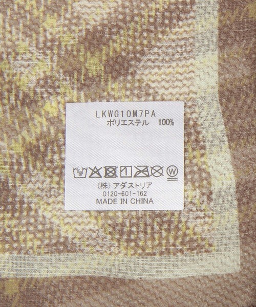 LAKOLE(ラコレ)の「アソートシアースカーフ / 1046594(バンダナ/スカーフ・レディース・ホワイト/ブラウン・FREE)」の8枚目の写真