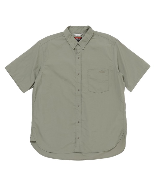 NANGA(ナンガ)の「【直営店限定】ナイロンタッサー S/S デイリーシャツ/NYLON TUSSER S/S DAILY SHIRT(シャツ/ブラウス・メンズ・ブラック/ネイビー/カーキ・S/M/L/XL)」の2枚目の写真