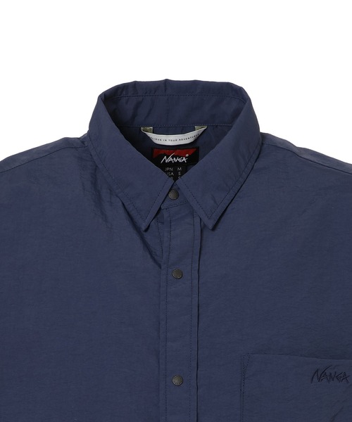 NANGA(ナンガ)の「【直営店限定】ナイロンタッサー S/S デイリーシャツ/NYLON TUSSER S/S DAILY SHIRT(シャツ/ブラウス・メンズ・ブラック/ネイビー/カーキ・S/M/L/XL)」の9枚目の写真